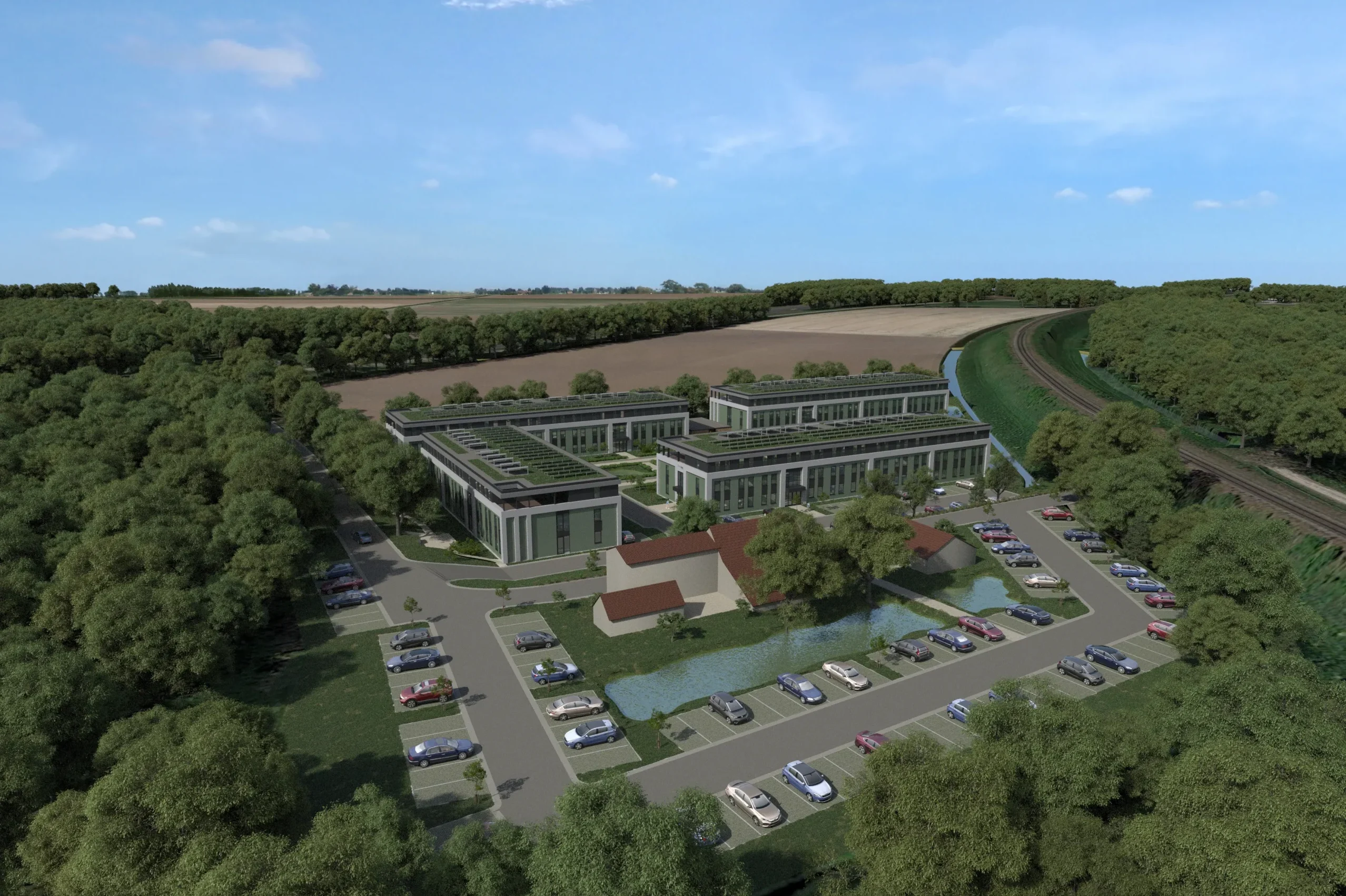 Sfeerimpressie woongebouwen Moerdijk